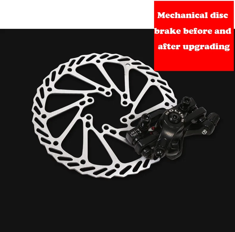 Top 24/26-Inch 21-Speed Road Bicycle 40-Blade Rim Double Disc Brake Solid Tire Shock Absorption Bike Adult Students 3
