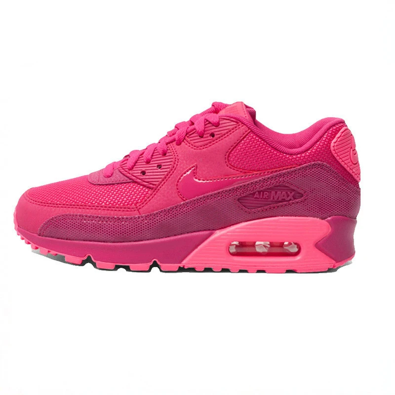 Оригинальные женские кроссовки для бега NIKE AIR MAX 90, спортивные уличные кроссовки, удобные, прочные, дышащие, 345017-601