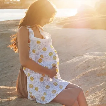 

New Breastfeeding Cover Mommy Apron Feeding Baby Nursing Apron Mum Shawl Clothes Cotton Blanket Cloth Fashion For Mother