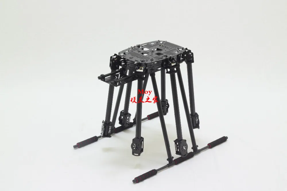 ZD850 Full Carbon Fiber ZD850 850MM Frame Kit with Unflodable Landing Gear Foldable Arm for FPV DIY Aircraft Hexacopter