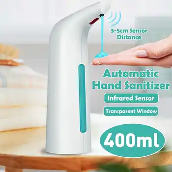 

400ML Soap Dispenser Automatic Infrared Induction Intelligent Sensor Touchless Auto Foam Hand Washing Home Office Bathroom Wash
