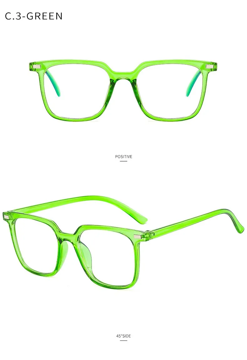 Transparent Computer Glasses Frame Women Men Anti Blue Light square Eyewear Blocking Glasses Optical Spectacle Eyeglass glasses to protect eyes from screen