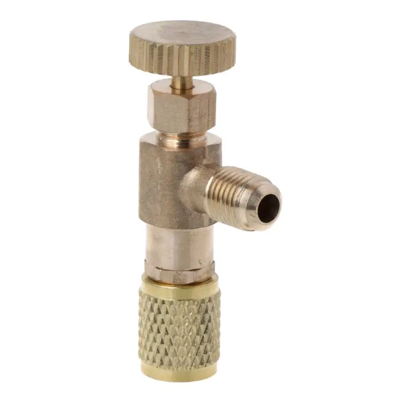 R22 кондиционер предохранительный клапан фторид зарядка быстрый соединитель адаптеры 1/" дюймовый мужской/женский резьбовой инструмент