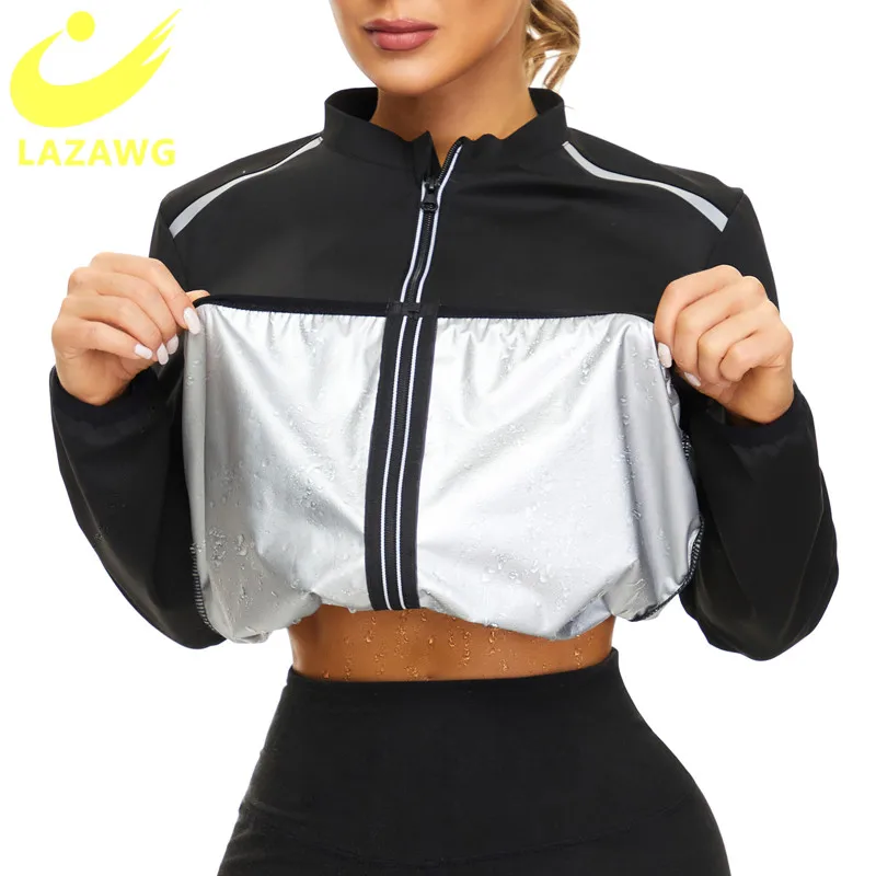 backless shapewear LAZAWG Woman Sauna Sweat Slimming Shirts Gym Tank Top Weight Loss Shaper Workout Waist Trimmer Hot Thermo Fat Burner Shapewear spanx underwear