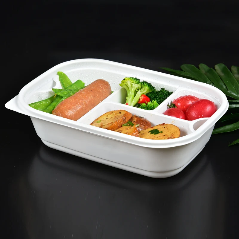 Одноразовый пластиковый Ланч-бокс Bento