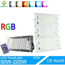 Светодиодный прожектор 50 Вт 10 Вт реальная мощность прожектор светильник светодиодный уличный светильник AC 220 В 240 В водонепроницаемый IP65 наружный светильник ing светодиодный cob точечный светильник