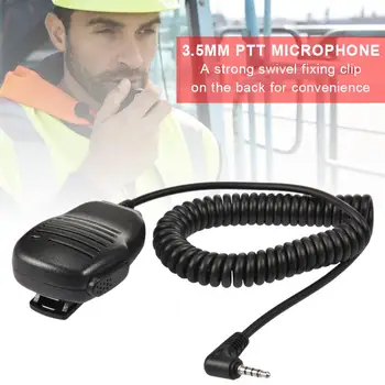 

Rainproof Shoulder 3.5mm PTT Microphone PTT Remote Speaker 1pin For Yaesu / Vertex VX-1R / 2R 3R 5R 150 160 180 210 210A