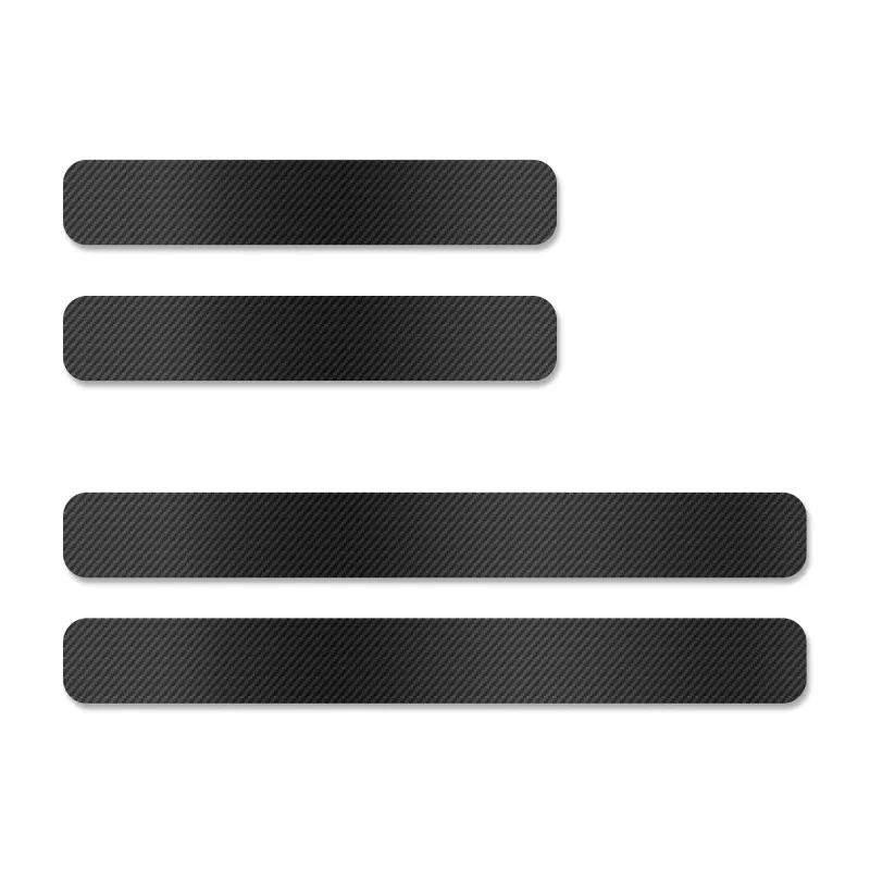 

Car Stickers Carbon Fiber Rubber Styling Door Sill Protector Goods For KIA Toyota BMW Audi Mazda Ford Hyundai Accessories