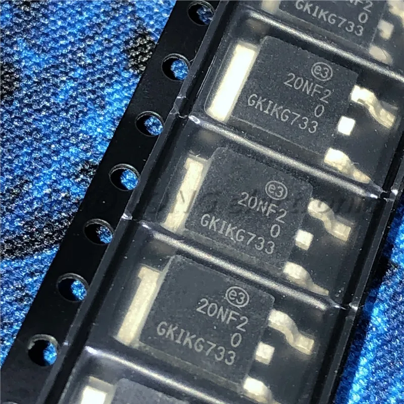 10 шт./лот 20NF20 STD20NF20 TO-252 FET 20A 60V SMT TO252 MOS-N канал | Электронные компоненты и
