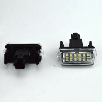 

Auto License Plate Lights LED Lamp Assembly Exterior Bulbs 2pcs Set Car