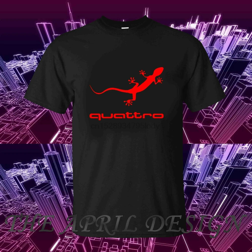 CAMISETA футболка QUATTRO Германия 80 B2 AUDI GT гонка FIA WRC | Мужская одежда
