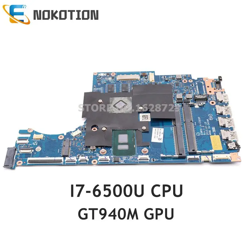 NOKOTION 829898-601 829898-001 аккумулятор большой емкости для hp envy 15-AE 15-ae101nf Материнская плата ноутбука ASW50 LA-C503P i7-6500U Процессор GT940M GPU