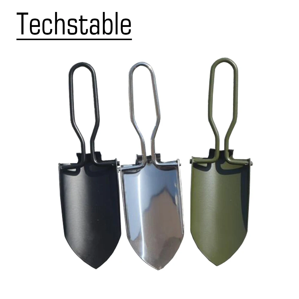 Складная мини лопата из нержавеющей стали|folding shovel|steel garden toolsgarden tools |