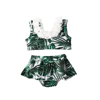 

Pudcoco Summer Toddler Kids Baby Girl Leaves Bikini Set Two Pieces Swimwear Swimsuit 1-5Years