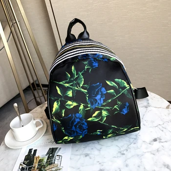 

Fashion Female Style Women Backpack Trend Three-dimensional Flower Polyester Shoulder Bag Women's Backpack
