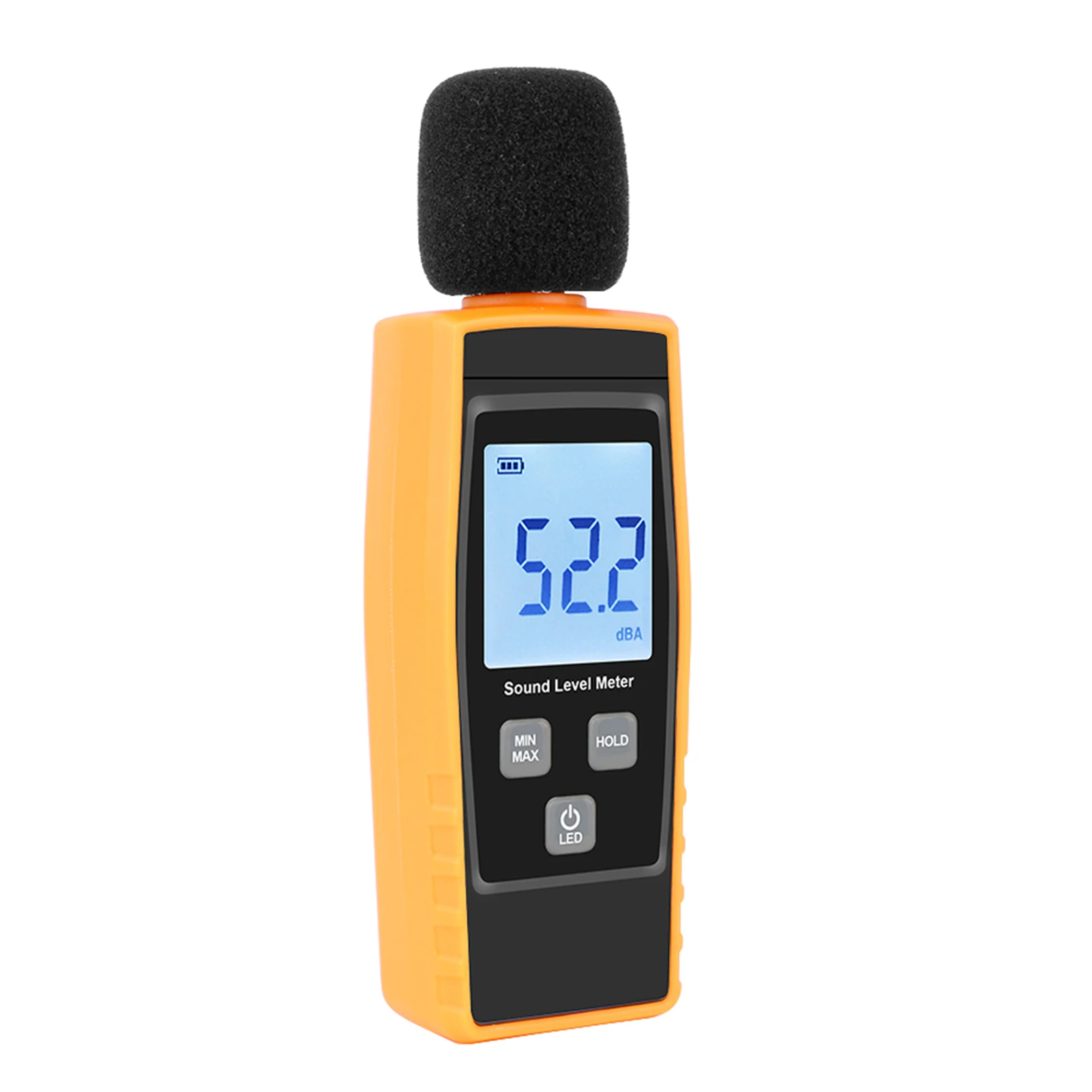 Sound Level Meter Digital Noise Meter Digital Sound Level Meter 30-130dBA Noise Volume Measuring Tool Decibel Monitoring Tester with Max/Min/Data Hold Mode