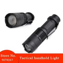 Тактический армейский Военный Тактический светильник-держатель для шлема Мини Телескопический светильник-вспышка с зумом для оружия Softair страйкбольный оружейный светильник s EX421