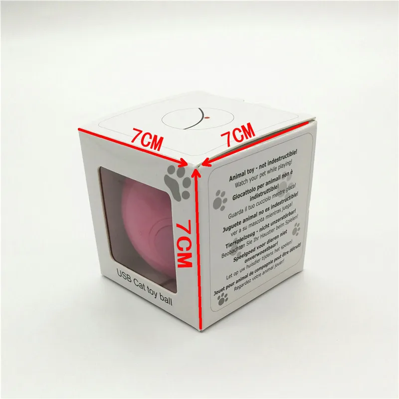 

Cat USB Rechargeable Smart Toy Ball LED Flash Electric Cat Teaser Toy Rolling Laser Ball