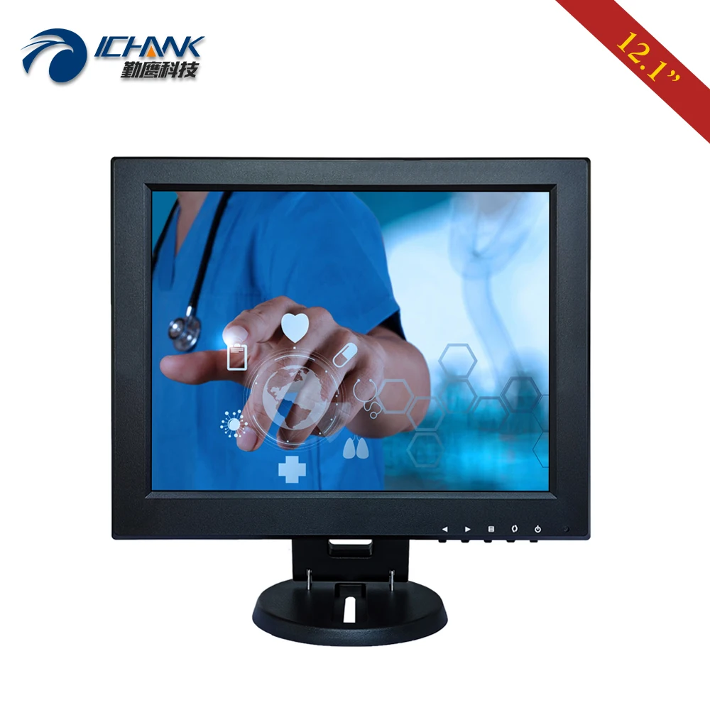 ZB120JC-272R/12 1 дюймов 1024x768 USB VGA ПК промышленный медицинский POS-терминал