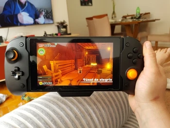 

new For Nintendo Switch Handheld Controller Grip Gamepad Double Motor Vibration Built-in 6-Axis Gyro Sweat-Proof Design