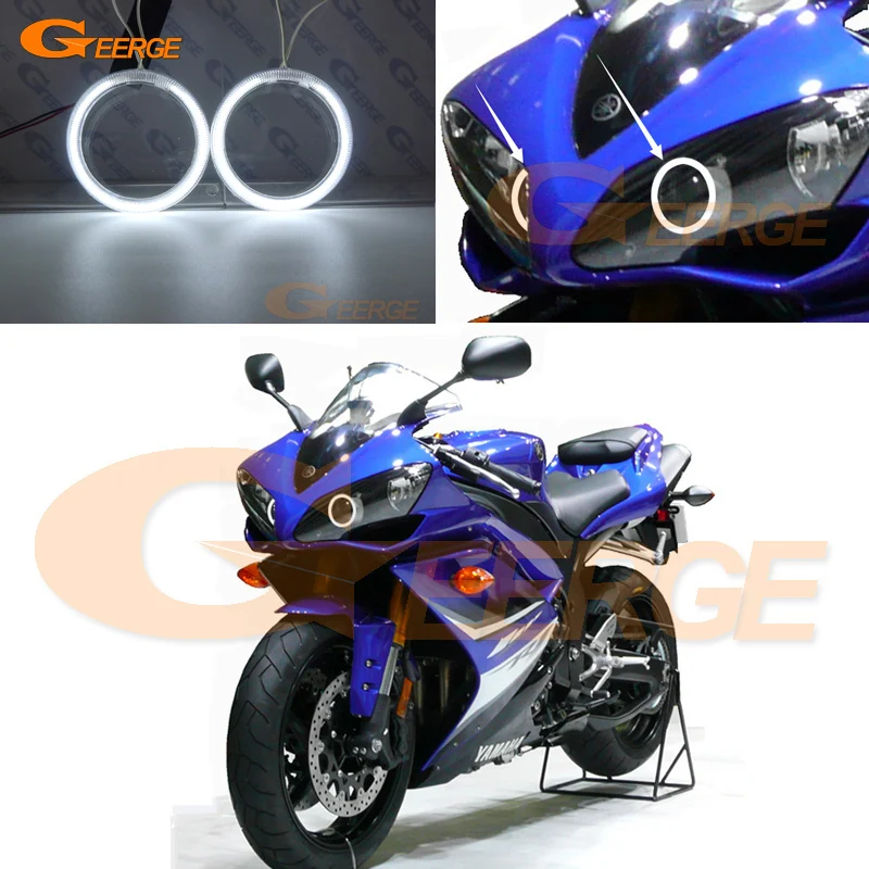 Для Yamaha R1 YZF 2004 2005 2006 2007 2008 отличный ультра яркий CCFL ангельские глазки комплект Halo