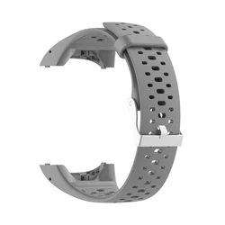Silicone Bracelet Strap Replacement - Polar M400 M430 (Gray)