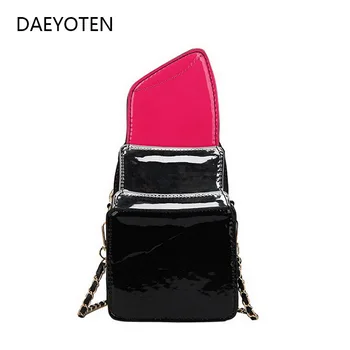 

DAEYOTEN Fashion Lipstick Women Shoulder Bag Crossbody Bags Sac A Main Femme Korean Style Chain Messenger Bag Small Purse ZM0409