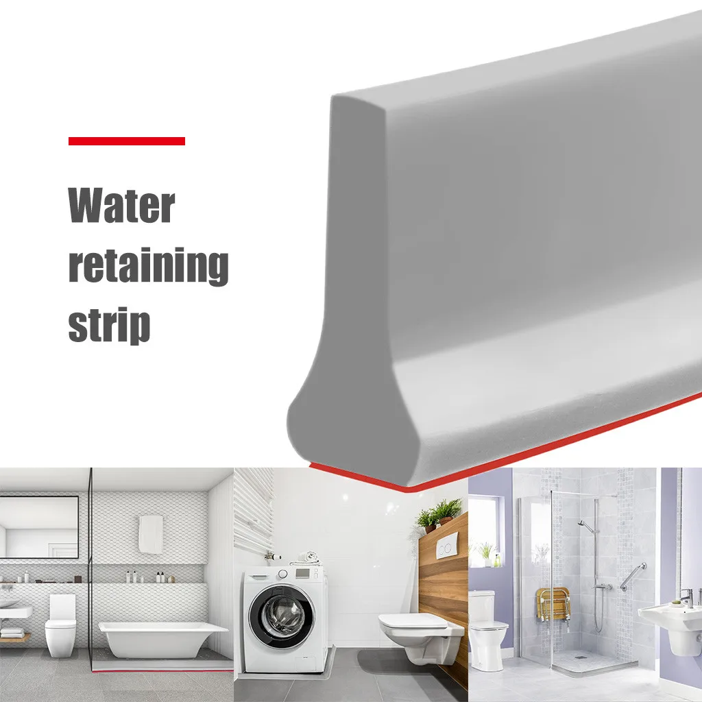 Shower Barrier Bathroom Kitchen Water Stopper Collapsible Threshold Dam And Retention System #T2P | Обустройство дома