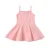 2021 Лето Новый Хлопок Baby Girls Sling Dress Детская Повседневная Стильная Одежда baby Girl Kids Princess Birthday Платья без Рукавов