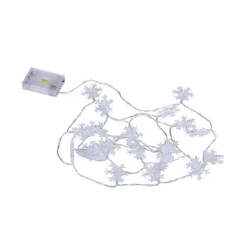 

Christmas Party Waterproof LED Snowflake Light String Holiday Outdoor Decoration LED Snowflake Light String