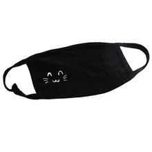 10 шт. теплая маска с рисунком из мультфильма, эластичная маска с загрязнением воздуха, уличная хлопковая смесь, защита от пыли, модная зимняя маска для лица