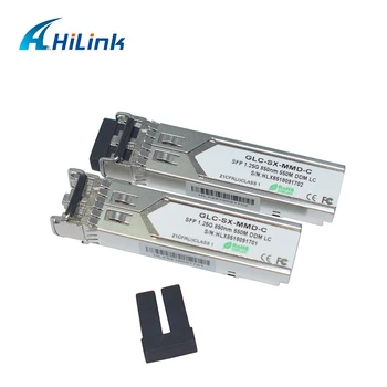 

10pcs/lot! GLC-SX-MMD-C 1.25G SFP Compatible with major brand 850nm 550M Optical Transceiver DDM LC connector