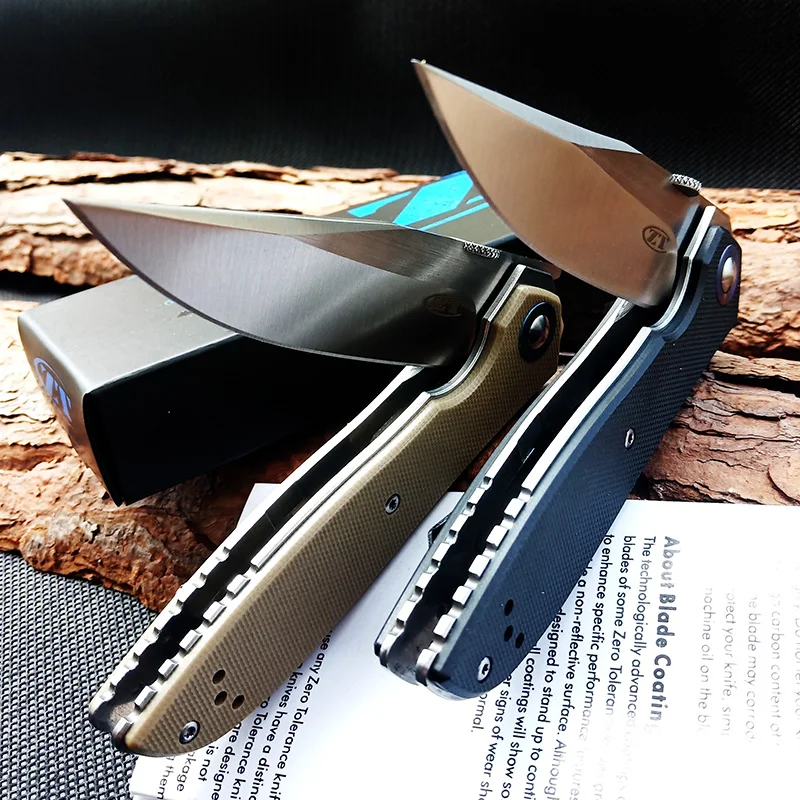 Уличный инструмент EDC ZT0640 мяч несущий складной нож CPM20CV Flipper тактические карманные ножи Отдых на природе охотничий нож выживания