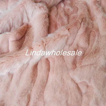 

Rex rabbit plush cloth,DIY shawl material,faux fur fabric,160cm*50cm/pcs