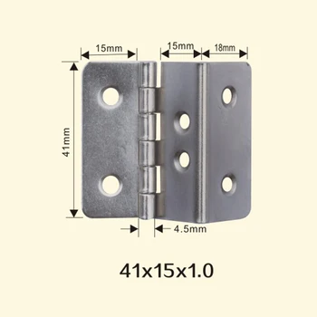 

Freeshipping 41*15*1mm Iron Metal Hinge Sewing Machine Folding Table Furniture Flip Tray Hinges Big Door Hinges
