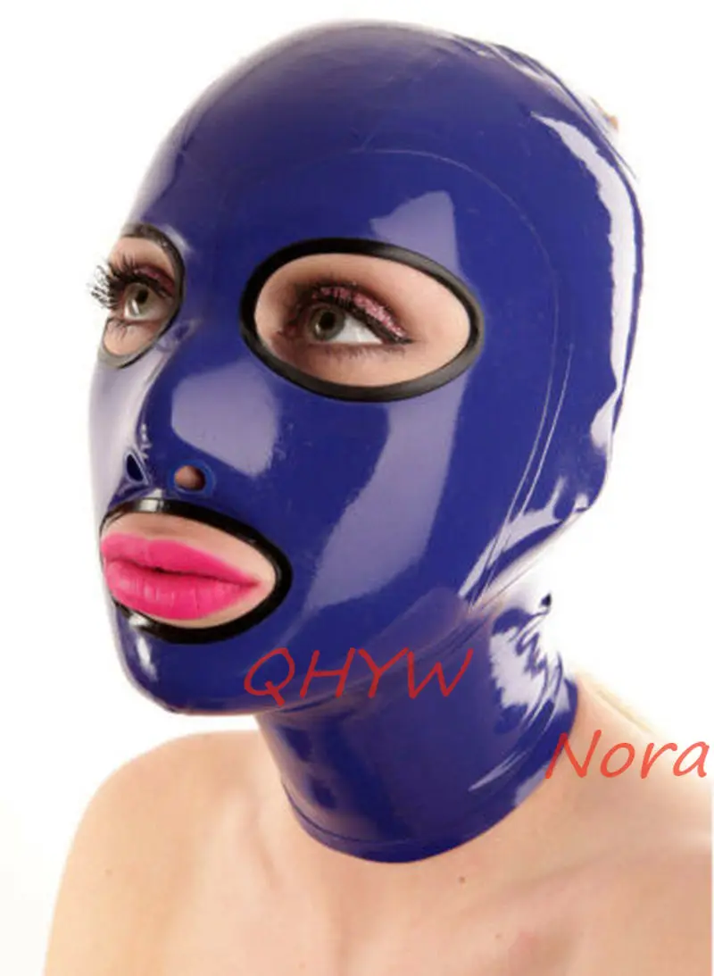 

Sexy Handmade Latex Face Mask for Female Exotic Latex Full Breath Hoods Mask Cekc Lingerie Uniform