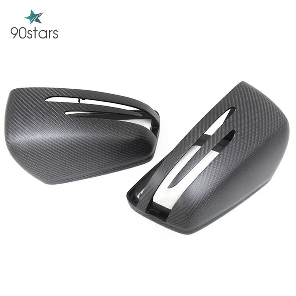 Для Mercedes Mirror W204 W212 W207 W176 W218 сухое углеродное зеркальное покрытие для A B C E S CLS GLK Class