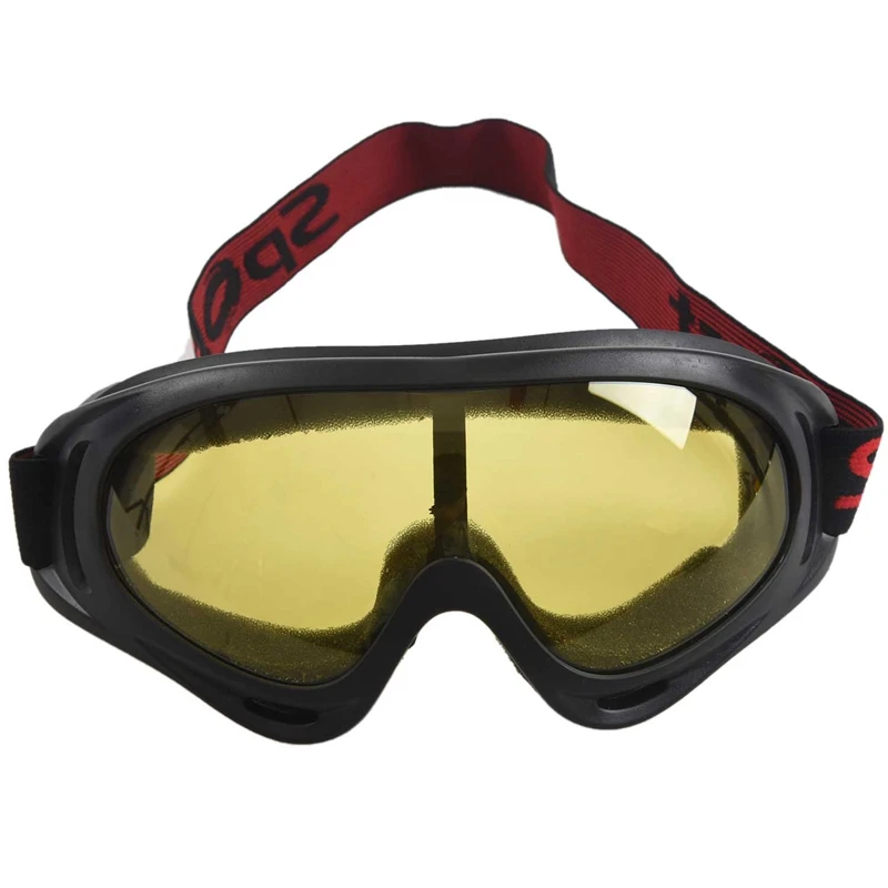 Robesbon UV400 очки для велоспорта на открытом воздухе, очки для мотокросса, защитные спортивные солнцезащитные очки для велосипеда, желтые линзы
