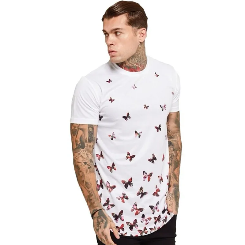 Mens T Shirts Fashion 2019 Summer New Short Sleeve T Shirt Men Casual O-Neck Print Men's Primer T-shirt Men Clothes