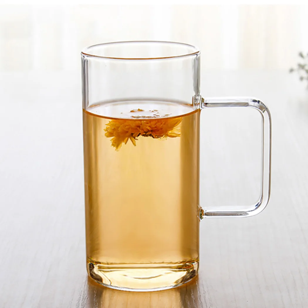 700ml Transparent Handmade Heat Resistance Clear Glass Coffee Mug Tea Milk Juice Cup Water Beer Drinking Office Drinkware | Дом и сад