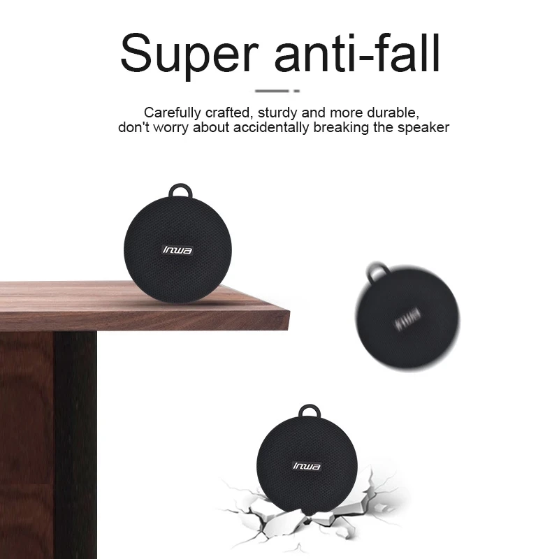 US $23.38 - 42.93 Bluetooth Speaker Subwoofer+Bike Mount 3D Stereo Loudspeaker Shower Portable Outdoor Hands Free IPX7 Waterproof Mini Boombox