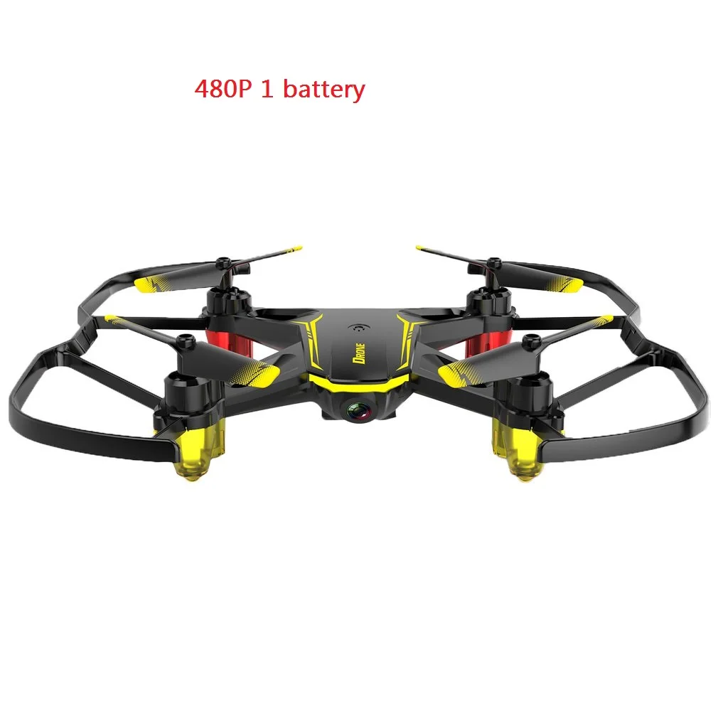 480P 1 battery Global Drone GW66 мини Дрон FPV дроны, Радиоуправляемый вертолет Квадрокоптер с дистанционным управлением Дрон игрушки удержание высоты - Цвет: 480P 1 battery