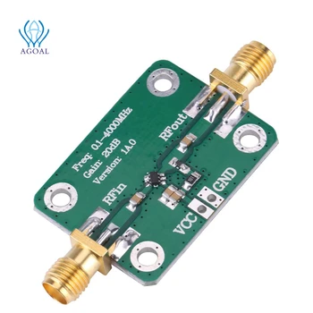 

LNA 0.1-4000MHz 20dB Broadband RF amplifier for FM HF VHF / UHF Ham Radio remote control receiver wifi Bluetooth new