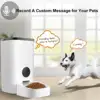 [WiFi/Button Version] 4L/6L Automatic Pet Feeder Smart Cat Dog Food Dispenser Remote Control APP Timer ► Photo 2/6