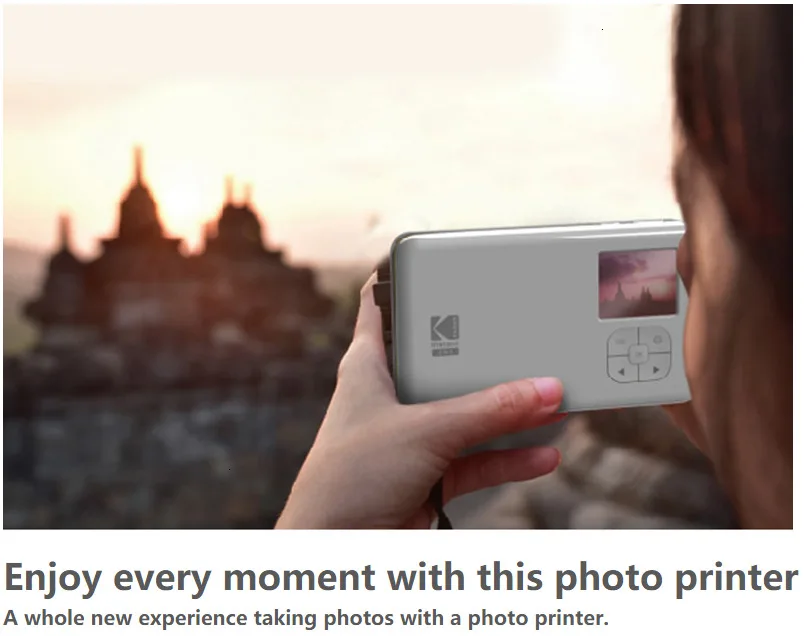 KODAK Mini Shot 2 в 1 беспроводная моментальная цифровая камера Social медиа портативный фотопринтер ЖК-дисплей цветной принт