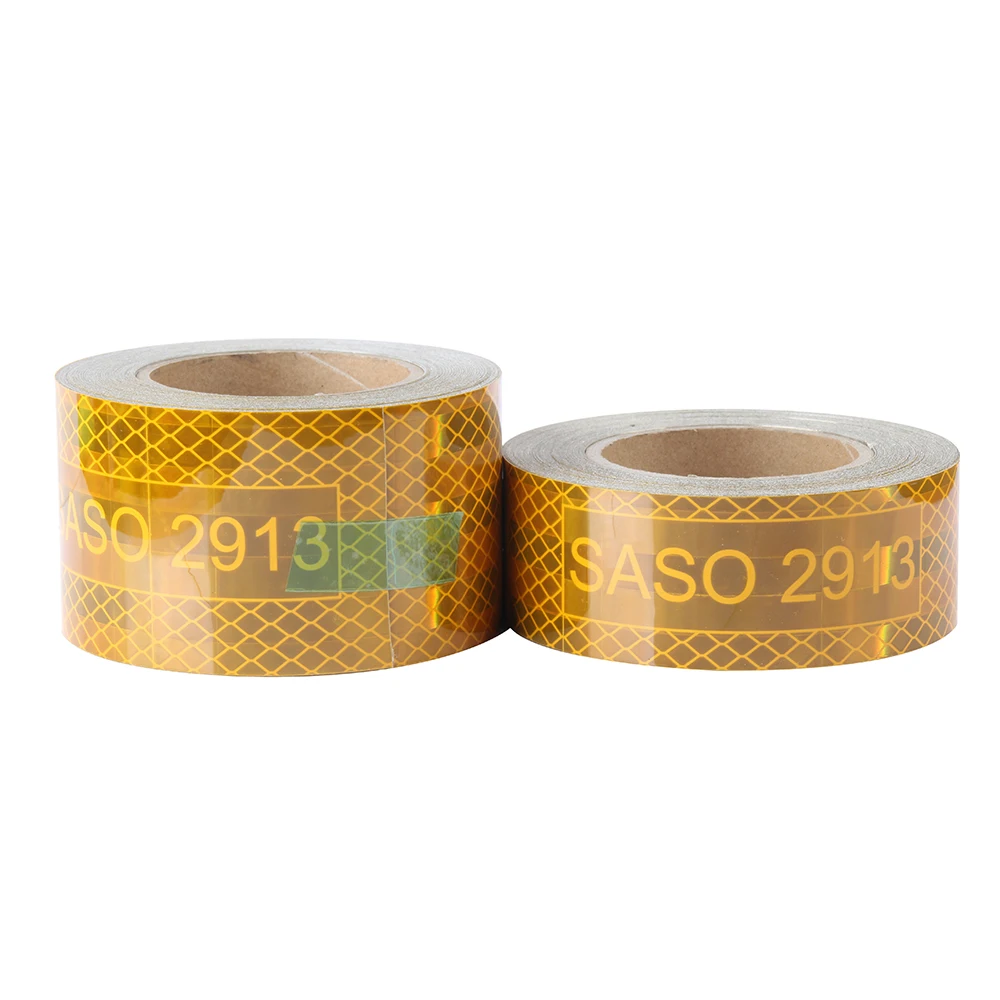 Reflective Adhesive Sticker Conspicuity Tape For Truck Trailer SASO 2913