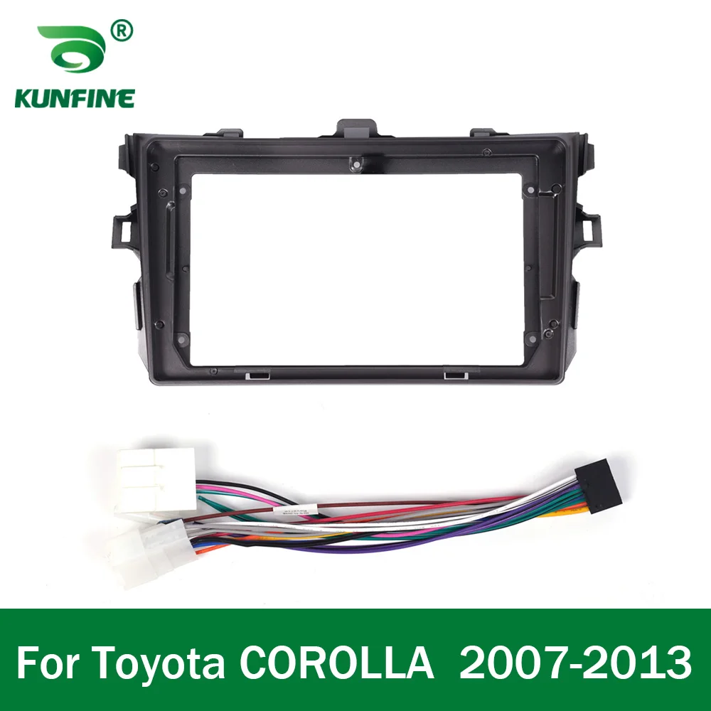Автомобильный GPS-навигатор стерео для Toyota COROLLA 2007-2013 радио облицовка рамка