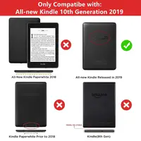Kindle Case For All-New Kindle 10th J9G29R 6 Cal 2019 wydany magnetyczny inteligentny materiałowa osłona skórzany futerał ochronny 3