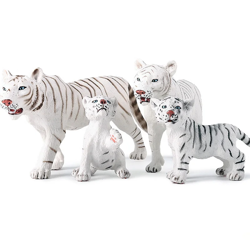 Kunststoff Tiger Figuren Simulation Dekoration Kinder Spielzeug 12st 