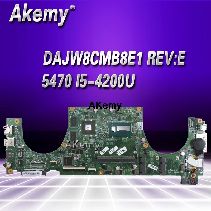 

DAJW8CMB8E1 Laptop motherboard for Dell Vostro 5470 original mainboard I5-4200U GT740M